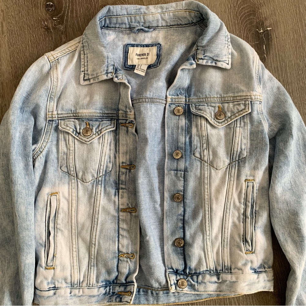Forever 21 lightweight denim jacket.